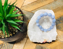 Load image into Gallery viewer, Bracelet- Blue Lace Agate
