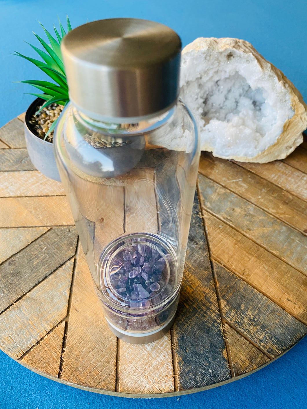 Crystal Glass Drink Bottle